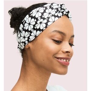 Kate Spade Floral Black and White Headband